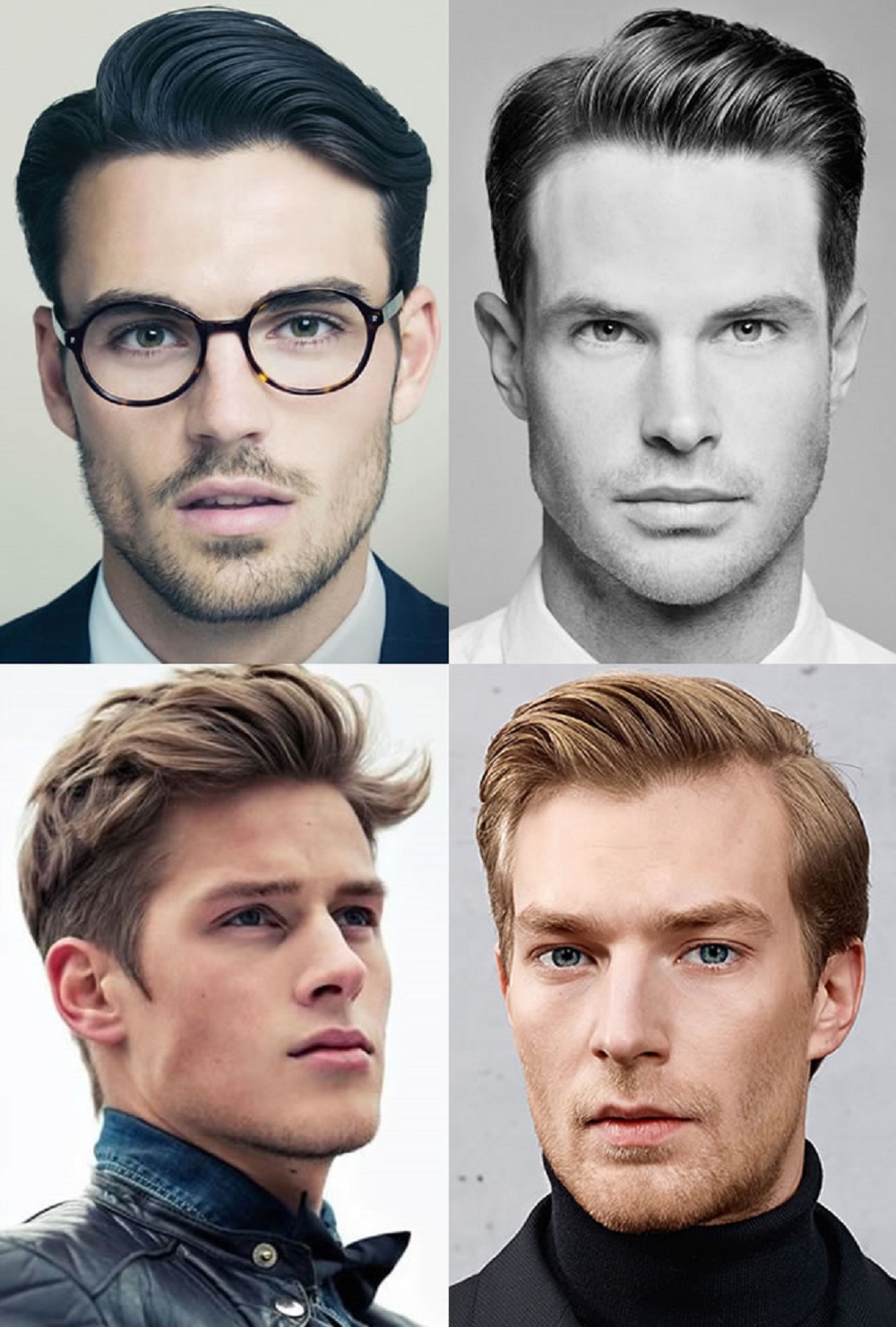 Причёски для треугольного лица мужские